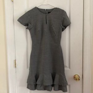 Gray business casual dress